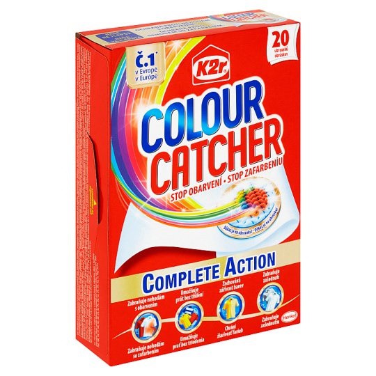 K2R Colour catcher/Stop obarvení 20ks | Prací prostředky - Ostatní